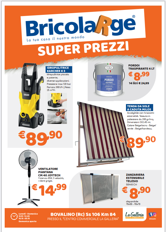 Volantino Estate 2026 Bricolarge