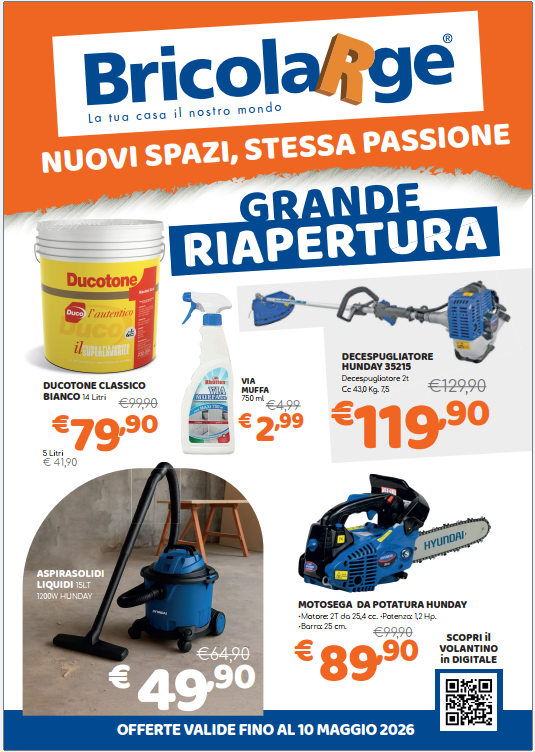 VOLANTINO BRICOLARGE BOVALINO APRILE 2026